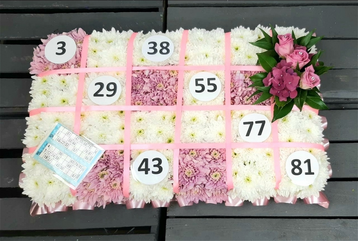 Bingo Board Sympathy Bethanys Florist