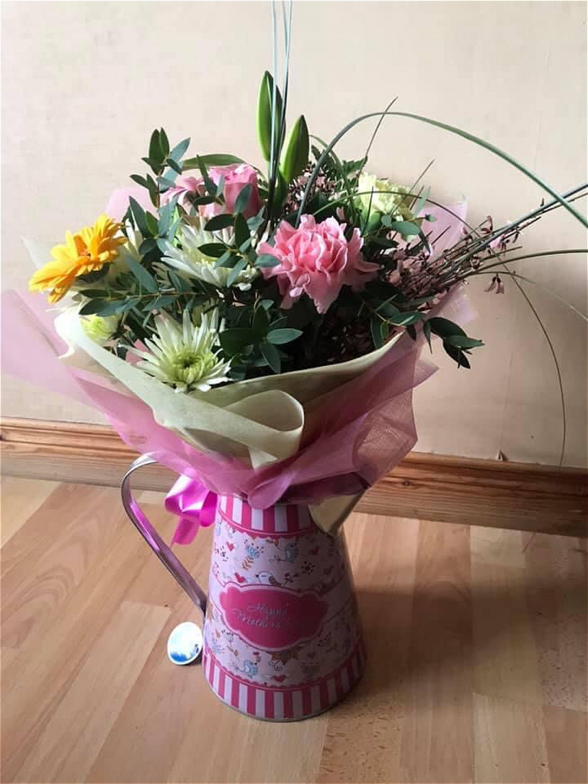 Mother’s Day jug Mother's Day Floral Unique