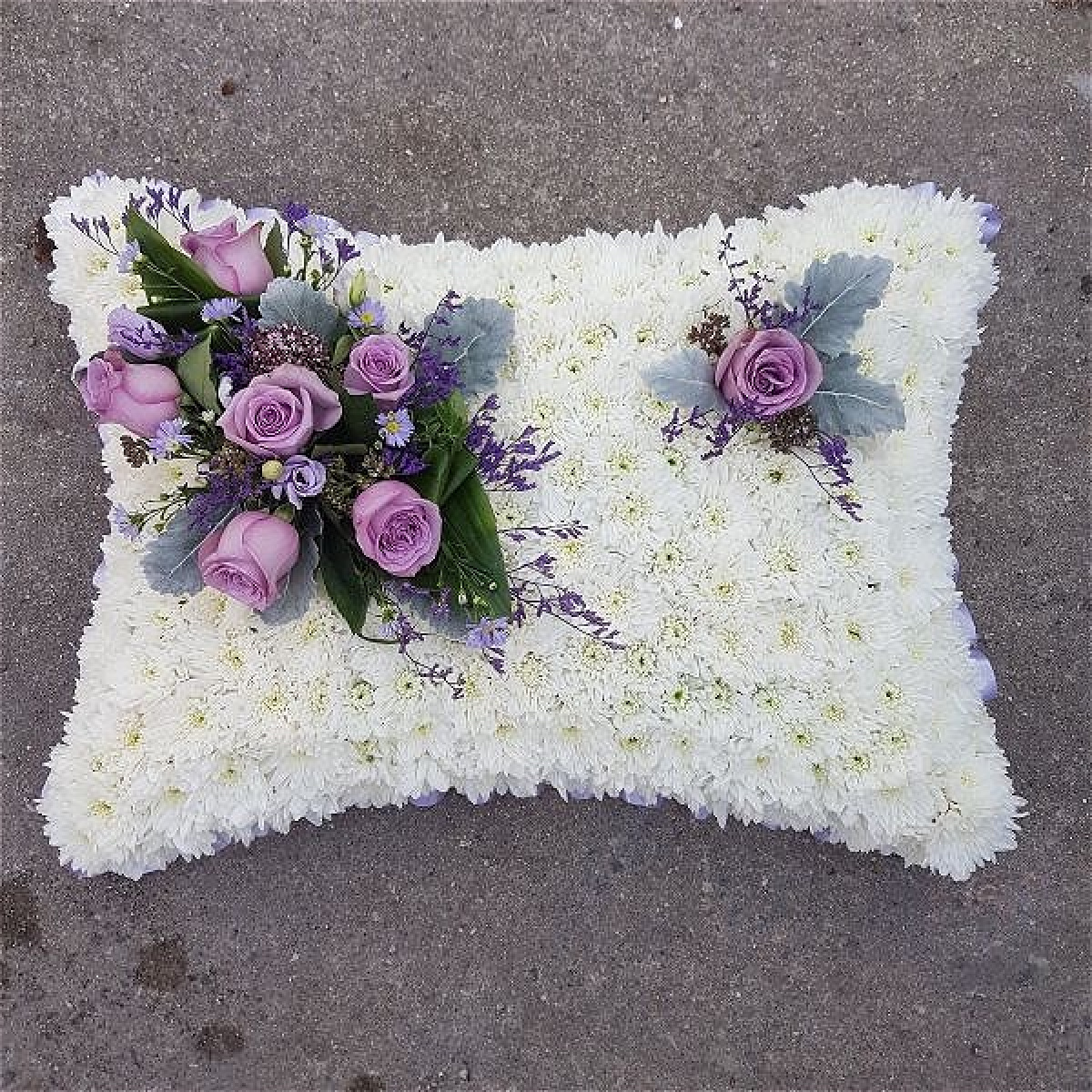 Pillow Funeral Flowers Jem's Floral Studio